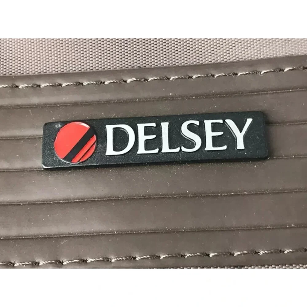 Delsey Unisex Adults Brown‎ Detachable Strap Document Case Briefcase Size Medium